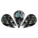 Les perles par Puca® Amos beads Jet new picasso 23980/65400